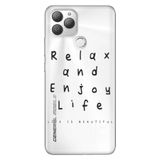 Senada General Mobile Gm 22 Plus İle Uyumlu Kılıf 0.4Mm Lazer Kesim Silikon Stok:Enjoy