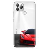 Senada General Mobile Gm 22 Plus İle Uyumlu Kılıf 0.4Mm Lazer Kesim Silikon Stok:Ferrari