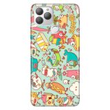 Senada General Mobile Gm 22 Plus İle Uyumlu Kılıf 0.4Mm Lazer Kesim Silikon Stok:Food Story