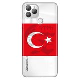 Senada General Mobile Gm 22 Plus İle Uyumlu Kılıf 0.4Mm Lazer Kesim Silikon Stok:Göktürk Mustafa Kemal Atatürk