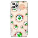Senada General Mobile Gm 22 Plus İle Uyumlu Kılıf 0.4Mm Lazer Kesim Silikon Stok:Gözler