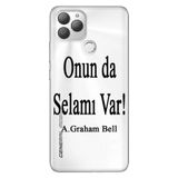 Senada General Mobile Gm 22 Plus İle Uyumlu Kılıf 0.4Mm Lazer Kesim Silikon Stok:Graham Bell