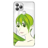 Senada General Mobile Gm 22 Plus İle Uyumlu Kılıf 0.4Mm Lazer Kesim Silikon Stok:Green Angel