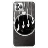 Senada General Mobile Gm 22 Plus İle Uyumlu Kılıf 0.4Mm Lazer Kesim Silikon Stok:Guitar