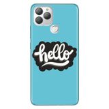 Senada General Mobile Gm 22 Plus İle Uyumlu Kılıf 0.4Mm Lazer Kesim Silikon Stok:Hello