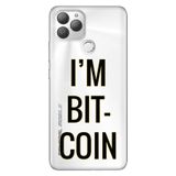 Senada General Mobile Gm 22 Plus İle Uyumlu Kılıf 0.4Mm Lazer Kesim Silikon Stok:I'M Bitcoin,Color1551