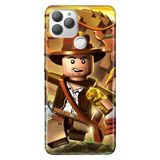 Senada General Mobile Gm 22 Plus İle Uyumlu Kılıf 0.4Mm Lazer Kesim Silikon Stok:İndiana Jones