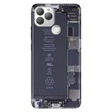 Senada General Mobile Gm 22 Plus İle Uyumlu Kılıf 0.4Mm Lazer Kesim Silikon Stok:İphone Mekanik