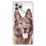 Senada General Mobile Gm 22 Plus İle Uyumlu Kılıf 0.4Mm Lazer Kesim Silikon Stok:K9 Alman Kurdu