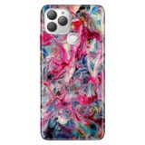 Senada General Mobile Gm 22 Plus İle Uyumlu Kılıf 0.4Mm Lazer Kesim Silikon Stok:Karma Boyama