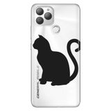 Senada General Mobile Gm 22 Plus İle Uyumlu Kılıf 0.4Mm Lazer Kesim Silikon Stok:Kedicik