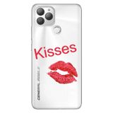 Senada General Mobile Gm 22 Plus İle Uyumlu Kılıf 0.4Mm Lazer Kesim Silikon Stok:Kisses