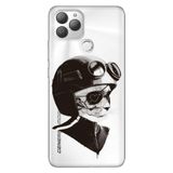 Senada General Mobile Gm 22 Plus İle Uyumlu Kılıf 0.4Mm Lazer Kesim Silikon Stok:Korsan Kedi