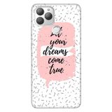 Senada General Mobile Gm 22 Plus İle Uyumlu Kılıf 0.4Mm Lazer Kesim Silikon Stok:Let Dream Love
