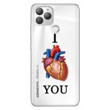 Senada General Mobile Gm 22 Plus İle Uyumlu Kılıf 0.4Mm Lazer Kesim Silikon Stok:Love U