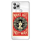 Senada General Mobile Gm 22 Plus İle Uyumlu Kılıf 0.4Mm Lazer Kesim Silikon Stok:Make Art