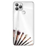Senada General Mobile Gm 22 Plus İle Uyumlu Kılıf 0.4Mm Lazer Kesim Silikon Stok:Makyaj