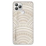 Senada General Mobile Gm 22 Plus İle Uyumlu Kılıf 0.4Mm Lazer Kesim Silikon Stok:Mat Mandala