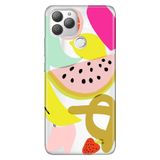 Senada General Mobile Gm 22 Plus İle Uyumlu Kılıf 0.4Mm Lazer Kesim Silikon Stok:Melonmix