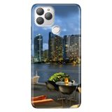 Senada General Mobile Gm 22 Plus İle Uyumlu Kılıf 0.4Mm Lazer Kesim Silikon Stok:Miami2