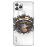 Senada General Mobile Gm 22 Plus İle Uyumlu Kılıf 0.4Mm Lazer Kesim Silikon Stok:Monkey Fly
