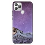 Senada General Mobile Gm 22 Plus İle Uyumlu Kılıf 0.4Mm Lazer Kesim Silikon Stok:Parlak Manzara