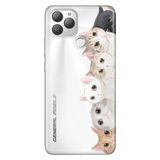 Senada General Mobile Gm 22 Plus İle Uyumlu Kılıf 0.4Mm Lazer Kesim Silikon Stok:Pisi Pisi Kedi