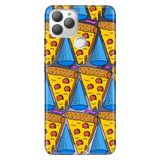 Senada General Mobile Gm 22 Plus İle Uyumlu Kılıf 0.4Mm Lazer Kesim Silikon Stok:Pizza Zamanı