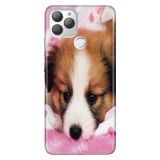 Senada General Mobile Gm 22 Plus İle Uyumlu Kılıf 0.4Mm Lazer Kesim Silikon Stok:Ponçik Köpek