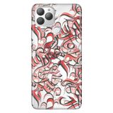 Senada General Mobile Gm 22 Plus İle Uyumlu Kılıf 0.4Mm Lazer Kesim Silikon Stok:Q Letter Mix