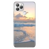 Senada General Mobile Gm 22 Plus İle Uyumlu Kılıf 0.4Mm Lazer Kesim Silikon Stok:Sahil