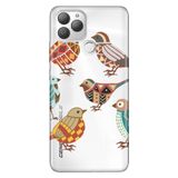 Senada General Mobile Gm 22 Plus İle Uyumlu Kılıf 0.4Mm Lazer Kesim Silikon Stok:Sanat Kuş