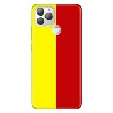 Senada General Mobile Gm 22 Plus İle Uyumlu Kılıf 0.4Mm Lazer Kesim Silikon Stok:Sarı Kırmızı Parçalı