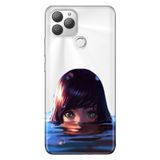Senada General Mobile Gm 22 Plus İle Uyumlu Kılıf 0.4Mm Lazer Kesim Silikon Stok:Sea By