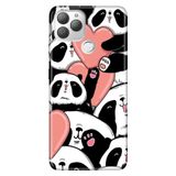Senada General Mobile Gm 22 Plus İle Uyumlu Kılıf 0.4Mm Lazer Kesim Silikon Stok:Sevimli Panda