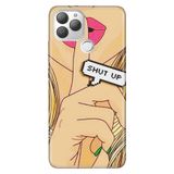 Senada General Mobile Gm 22 Plus İle Uyumlu Kılıf 0.4Mm Lazer Kesim Silikon Stok:Shut Up