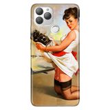 Senada General Mobile Gm 22 Plus İle Uyumlu Kılıf 0.4Mm Lazer Kesim Silikon Stok:Sıcak Fırın
