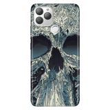 Senada General Mobile Gm 22 Plus İle Uyumlu Kılıf 0.4Mm Lazer Kesim Silikon Stok:Space Skull