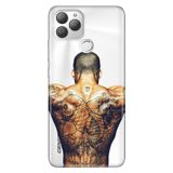 Senada General Mobile Gm 22 Plus İle Uyumlu Kılıf 0.4Mm Lazer Kesim Silikon Stok:Tattoo20