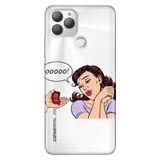 Senada General Mobile Gm 22 Plus İle Uyumlu Kılıf 0.4Mm Lazer Kesim Silikon Stok:Tektaş