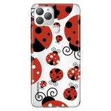 Senada General Mobile Gm 22 Plus İle Uyumlu Kılıf 0.4Mm Lazer Kesim Silikon Stok:Uğurböcekleri