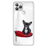 Senada General Mobile Gm 22 Plus İle Uyumlu Kılıf 0.4Mm Lazer Kesim Silikon Stok:Uykulu Köpek