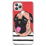 Senada General Mobile Gm 22 Plus İle Uyumlu Kılıf 0.4Mm Lazer Kesim Silikon Stok:Uyuşuk Pug