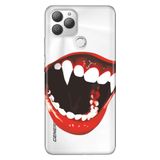 Senada General Mobile Gm 22 Plus İle Uyumlu Kılıf 0.4Mm Lazer Kesim Silikon Stok:Vampirella