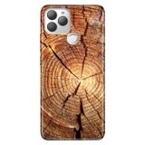 Senada General Mobile Gm 22 Plus İle Uyumlu Kılıf 0.4Mm Lazer Kesim Silikon Stok:Wood