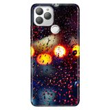 Senada General Mobile Gm 22 Plus İle Uyumlu Kılıf 0.4Mm Lazer Kesim Silikon Stok:Yağmur,Color34