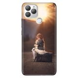 Senada General Mobile Gm 22 Plus İle Uyumlu Kılıf 0.4Mm Lazer Kesim Silikon Stok:Yalnız Çocuk