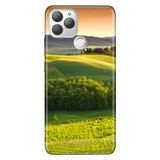 Senada General Mobile Gm 22 Plus İle Uyumlu Kılıf 0.4Mm Lazer Kesim Silikon Stok:Yeşil Doğa