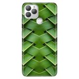 Senada General Mobile Gm 22 Plus İle Uyumlu Kılıf 0.4Mm Lazer Kesim Silikon Stok:Yeşil Model
