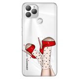Senada General Mobile Gm 22 Plus İle Uyumlu Kılıf 0.4Mm Lazer Kesim Silikon,Color1471